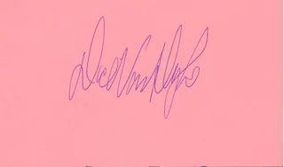 Dick Van Dyke autograph