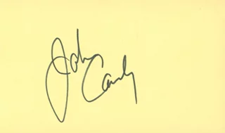John Candy autograph