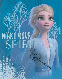 Idina Menzel autograph