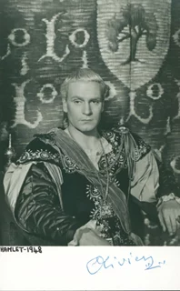 Laurence Olivier autograph