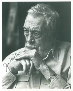 John Huston autograph