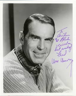 Fred MacMurray autograph