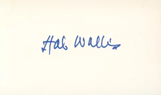 Hal B. Wallis autograph