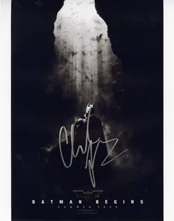 Christian Bale autograph