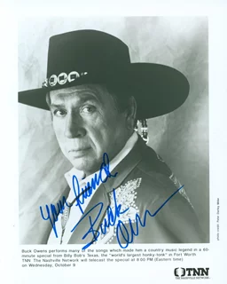Buck Owens autograph