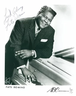 Fats Domino autograph