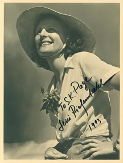 Leni Riefenstahl autograph