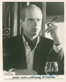 Jeremy Irons autograph