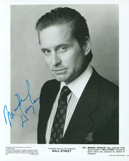 Michael Douglas autograph