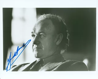 Gene Hackman autograph