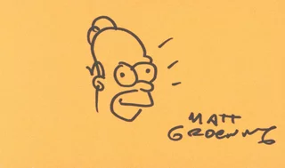 Matt Groening autograph