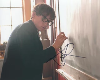 Eddie Redmayne autograph