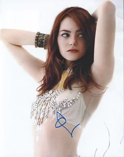Emma Stone autograph