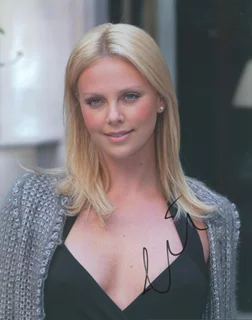 Charlize Theron autograph