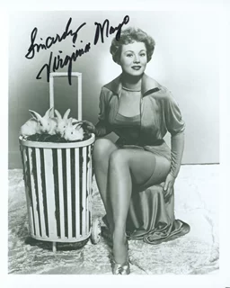 Virginia Mayo autograph