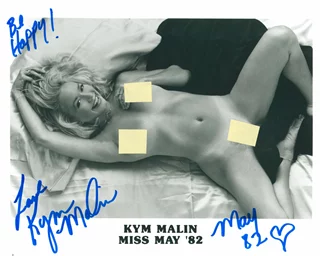 Kym Malin autograph