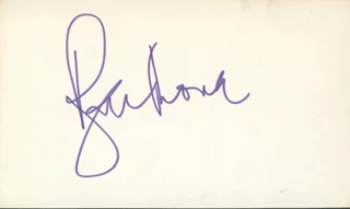 Roger Moore autograph