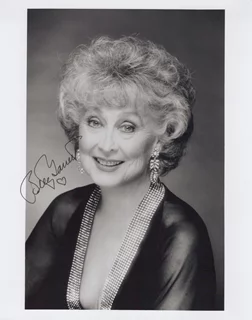 Betty Garrett autograph