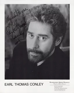 Earl Thomas Conley autograph
