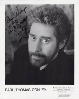 Earl Thomas Conley autograph