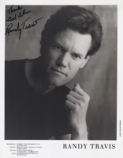 Randy Travis autograph