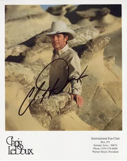 Chris LeDoux autograph