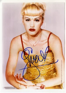 Gwen Stefani autograph