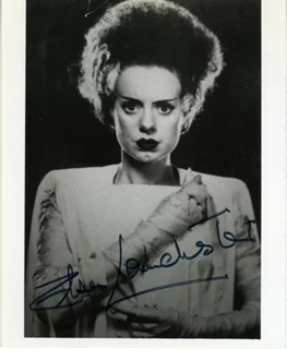 Elsa Lanchester autograph