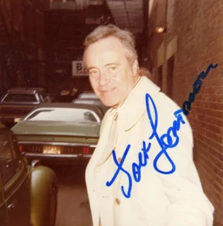 Jack Lemmon autograph