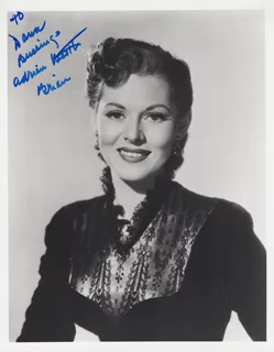 Adrian Booth autograph