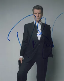 Pierce Brosnan autograph