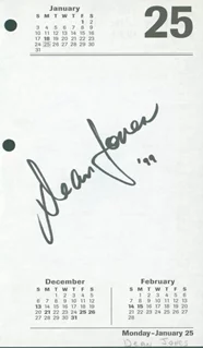 Dean Jones autograph