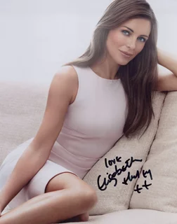 Elizabeth Hurley autograph