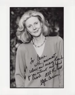 Blythe Danner autograph