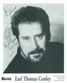 Earl Thomas Conley autograph