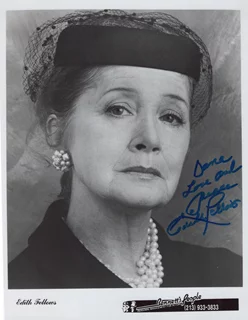 Edith Fellows autograph
