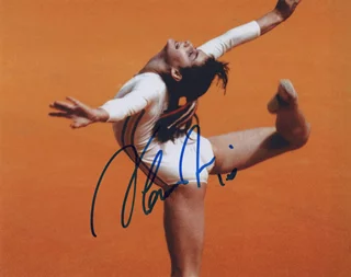 Nadia Comaneci autograph