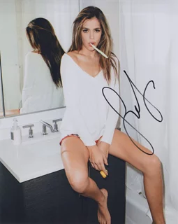Sistine Stallone autograph