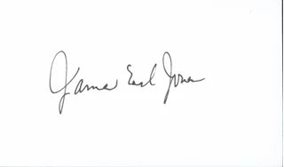 James Earl Jones autograph