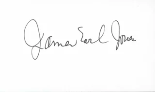 James Earl Jones autograph