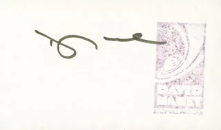 David Mamet autograph