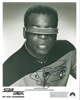 LeVar Burton autograph