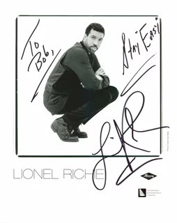 Lionel Richie autograph