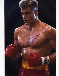 Dolph Lundgren autograph