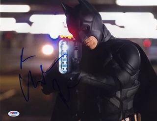 Christian Bale autograph