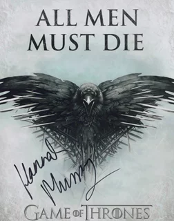 Hannah Murray autograph