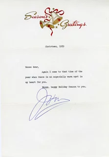 Joan Crawford autograph