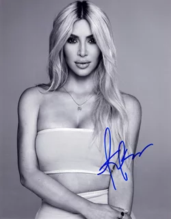 Kim Kardashian autograph