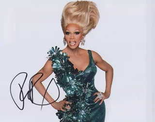 RuPaul autograph