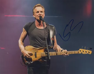 Sting autograph